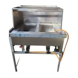 FRYER - SPAZA GAS FRYER 2X14LT