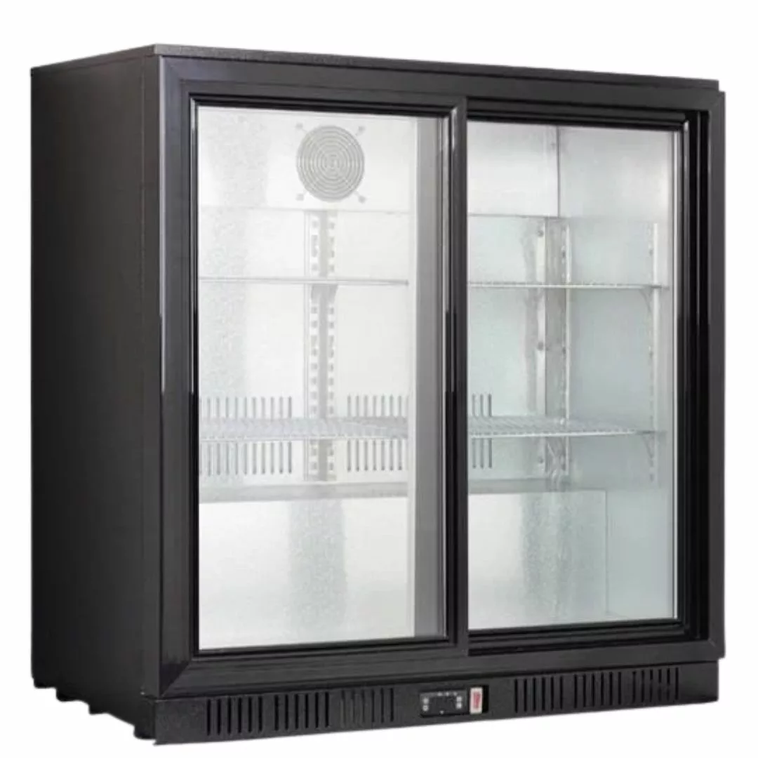 BACK BAR COOLER DOUBLE DOOR