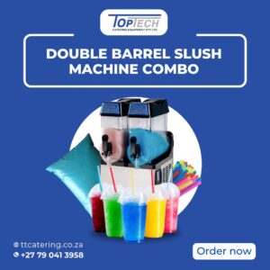 Double Barrel Slush Machine Combo