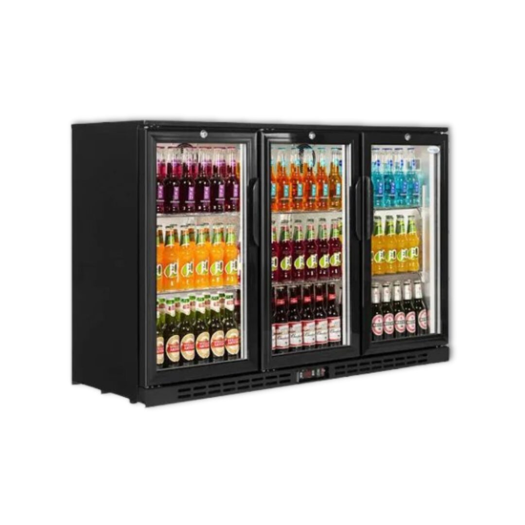 BACK BAR COOLER - 3 DOOR HINGED