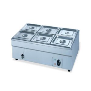 TABLE MODEL BAIN MARIE INCLUDES 6 INSERTS + LIDS