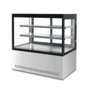 1200MM HEATED SQUARE GLASS DISPLAY