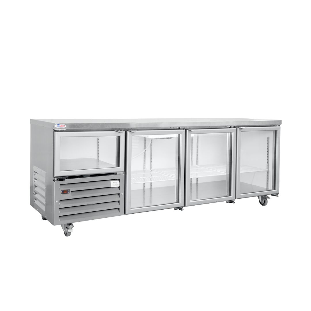 GLASS DOOR UNDERBAR REFRIGERATOR - 3 DOOR
